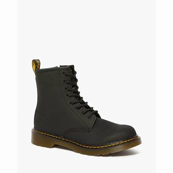 Dr Martens 1460 Faux Fur Lined Lace Up - Cierne Cizmy Detske, D407SK